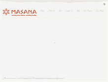Tablet Screenshot of masana.org
